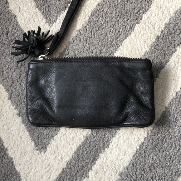 Juicy Couture Black Leather wristlet - Picture 3 of 3